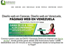 Tablet Screenshot of disenowebencaracas.com